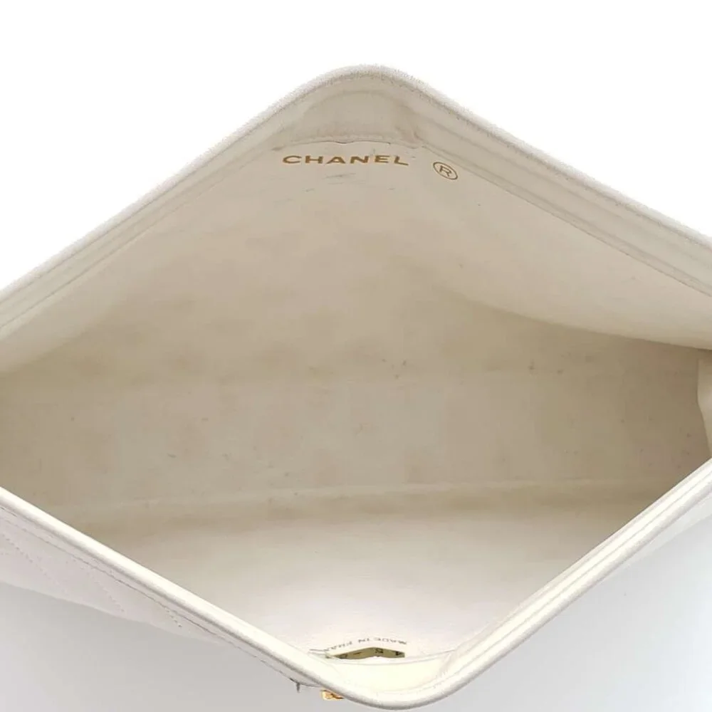 100% Authentic CHANEL Classic Leather Clutch Bag 500-101424 - Picture 14 of 16